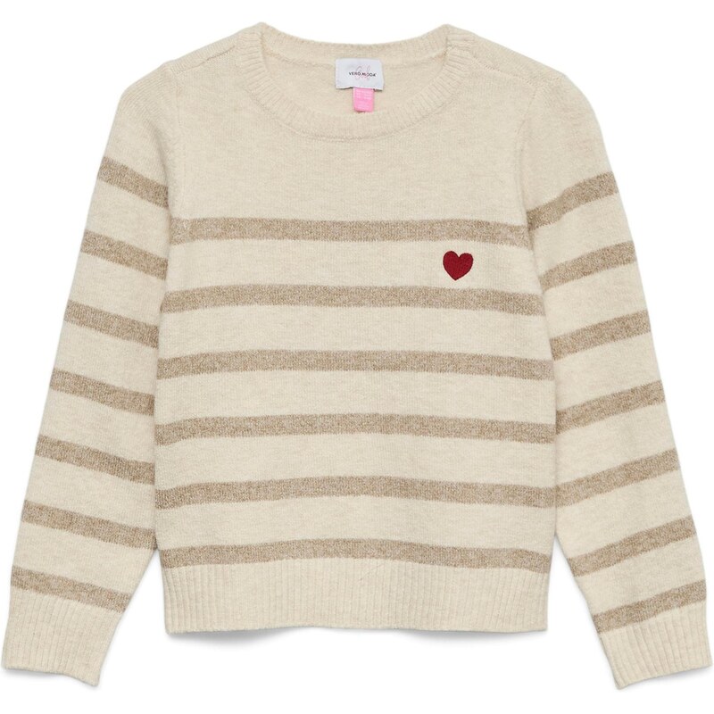 Vero Moda Girl Sveter VMDoffy béžová / piesková 67399783