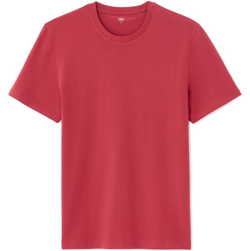 Celio Cotton T-shirt Tebase - Mens 67389552