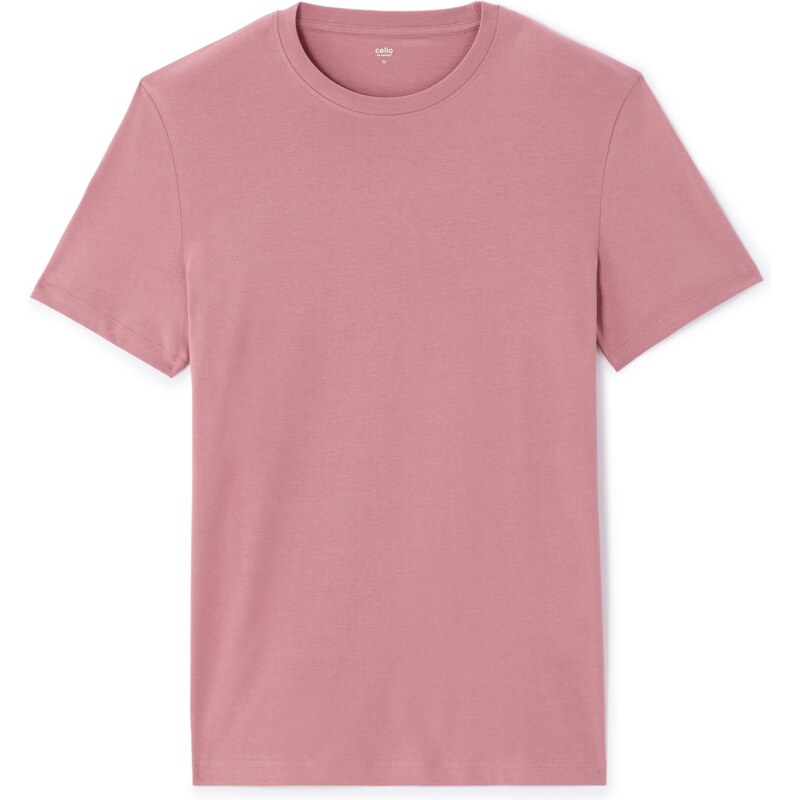 Celio Cotton T-shirt Tebase - Mens 67389572