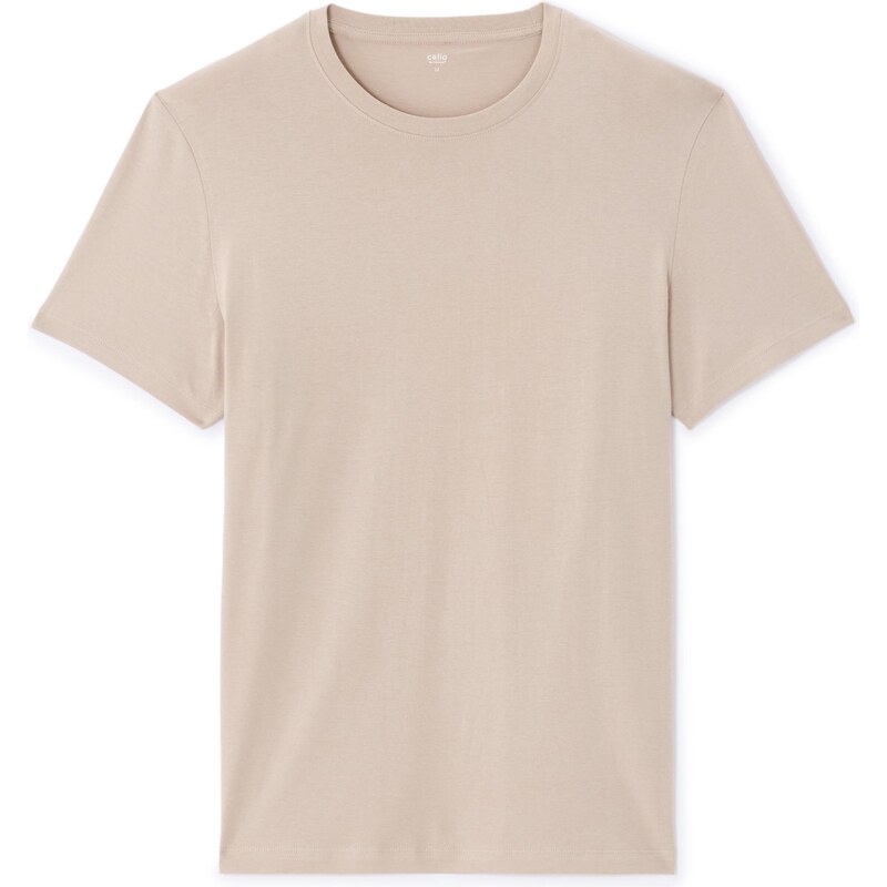 Celio Cotton T-shirt Tebase - Mens 67389576