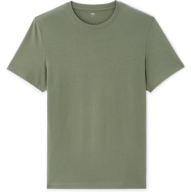 Celio Cotton T-shirt Tebase - Mens 67389584
