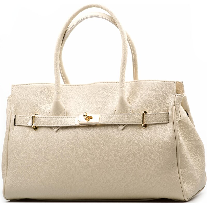 Blaire Kožená kabelka Aurelie béžová 67390969