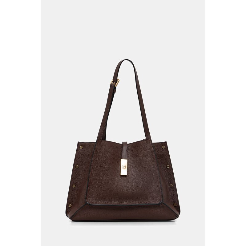 Kožená kabelka Pollini 67404134