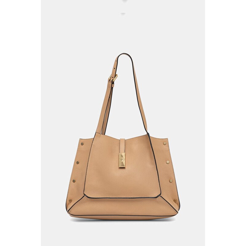 Kožená kabelka Pollini 67404133