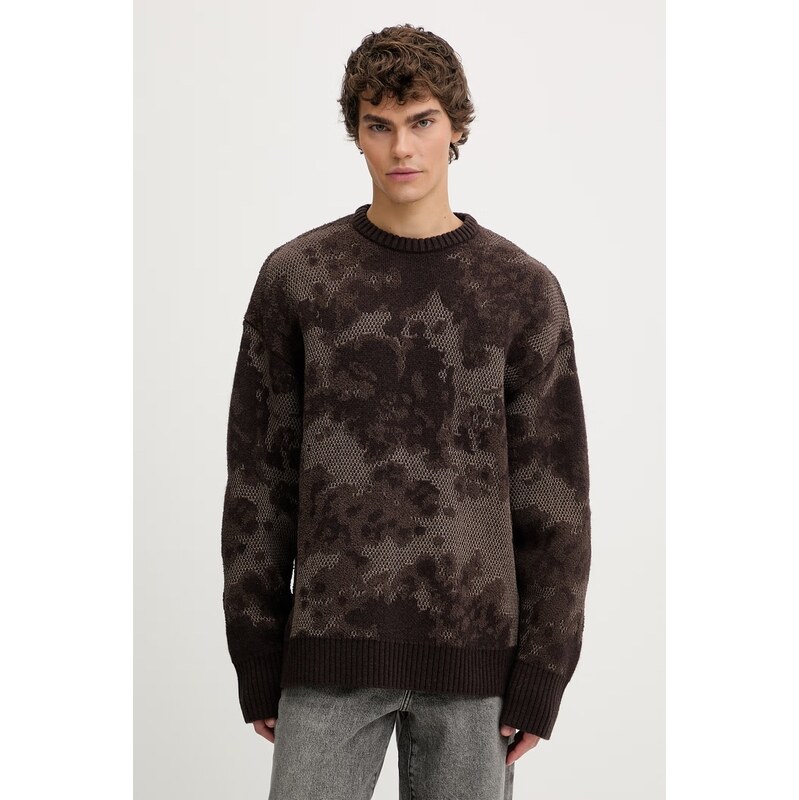 Sveter s prímesou vlny G-Star Loose jacquard 67403839