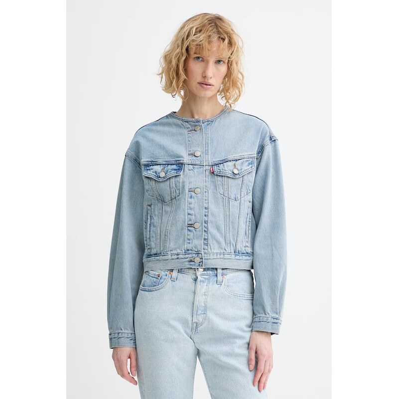 Rifľová bunda Levis COLLARLESS SHRUNKEN 90S 67403779