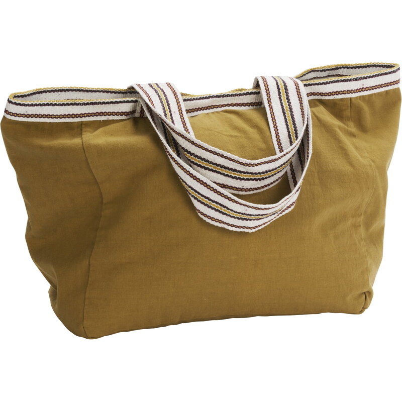 MADAM STOLTZ Bavlnená taška Mustard 67391087