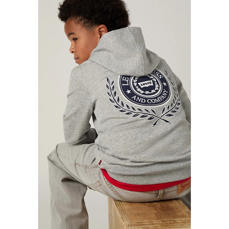 Detská mikina Levis MODERN CREST HOODIE 67391522