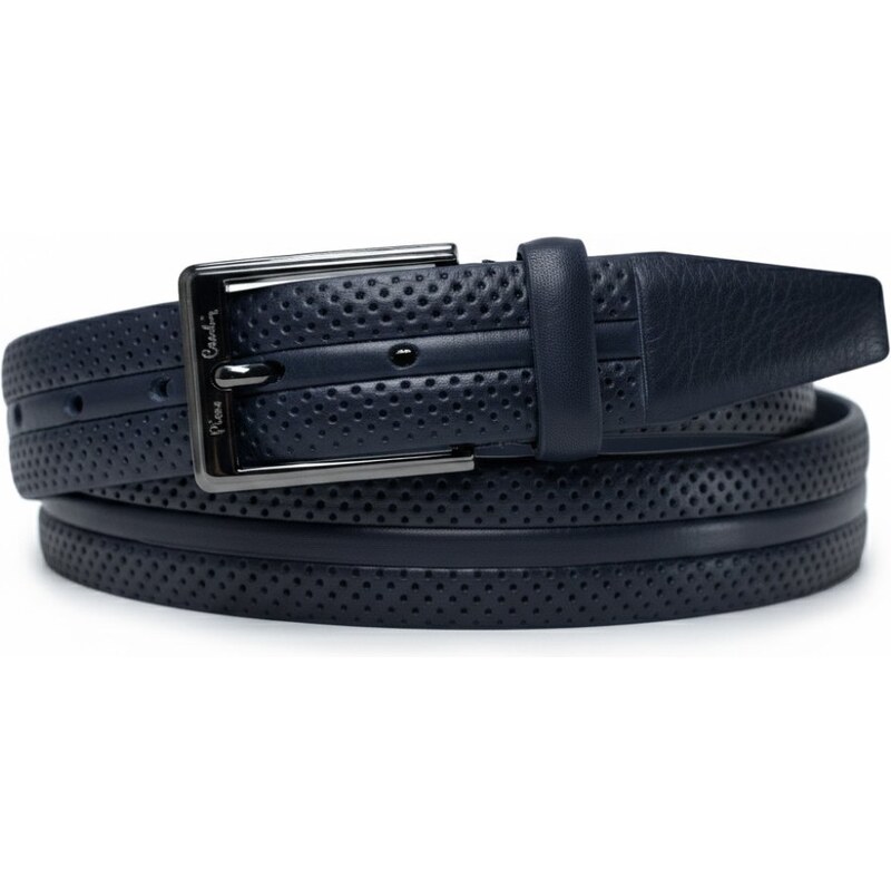 Pierre Cardin GF9013 BLU kožený opasok 67392386