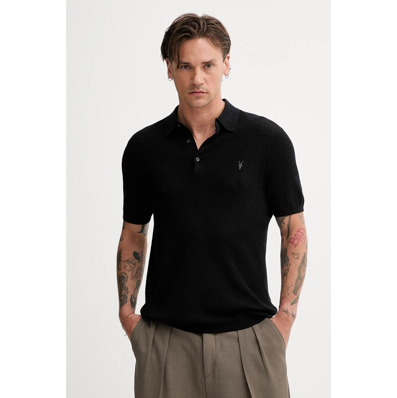 Bavlnené polo tričko AllSaints AUBREY SS 63995791