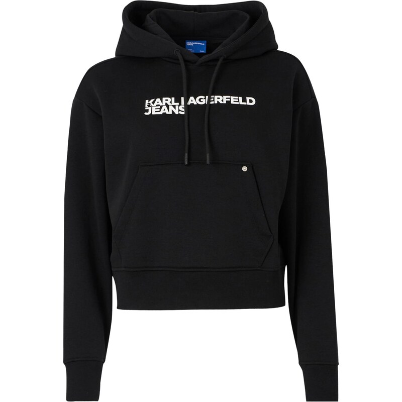 KARL LAGERFELD JEANS Mikina čierna / biela 63919542