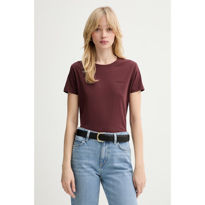 Bavlnené tričko BOSS Orange 67404864