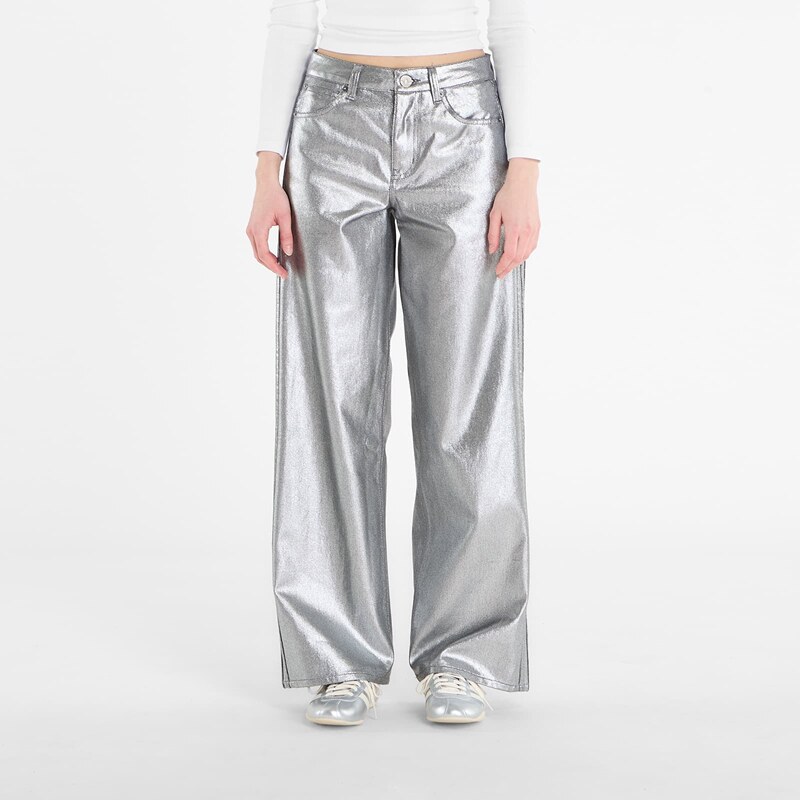 adidas Originals Džínsy adidas Firebird Track Pants D Silver Metallic 67392706