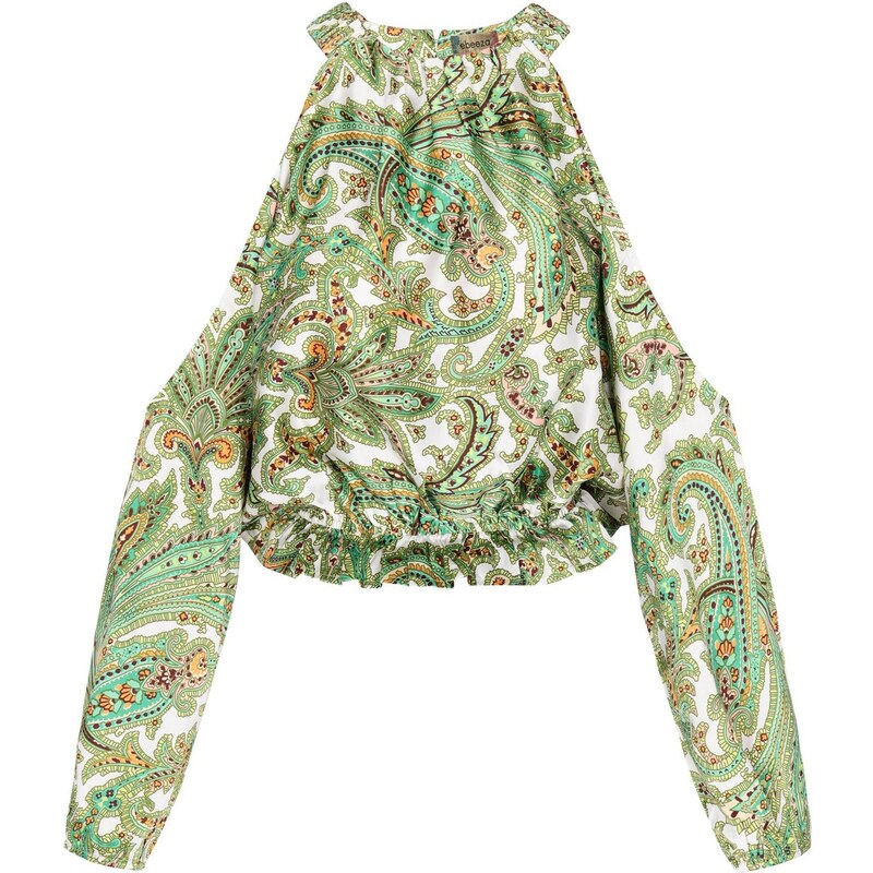 ebeeza Blúzka Spring Summer nefritová / svetlozelená / ružová / biela 66707204