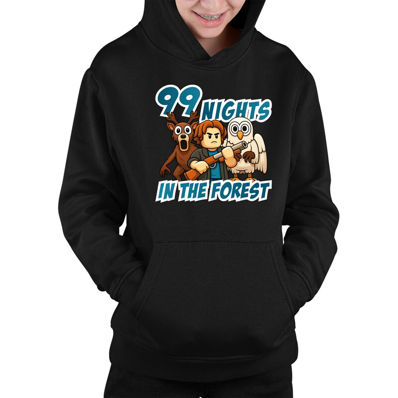 E-shop Garibald 99 nights in the forest - detská mikina s kapucňou