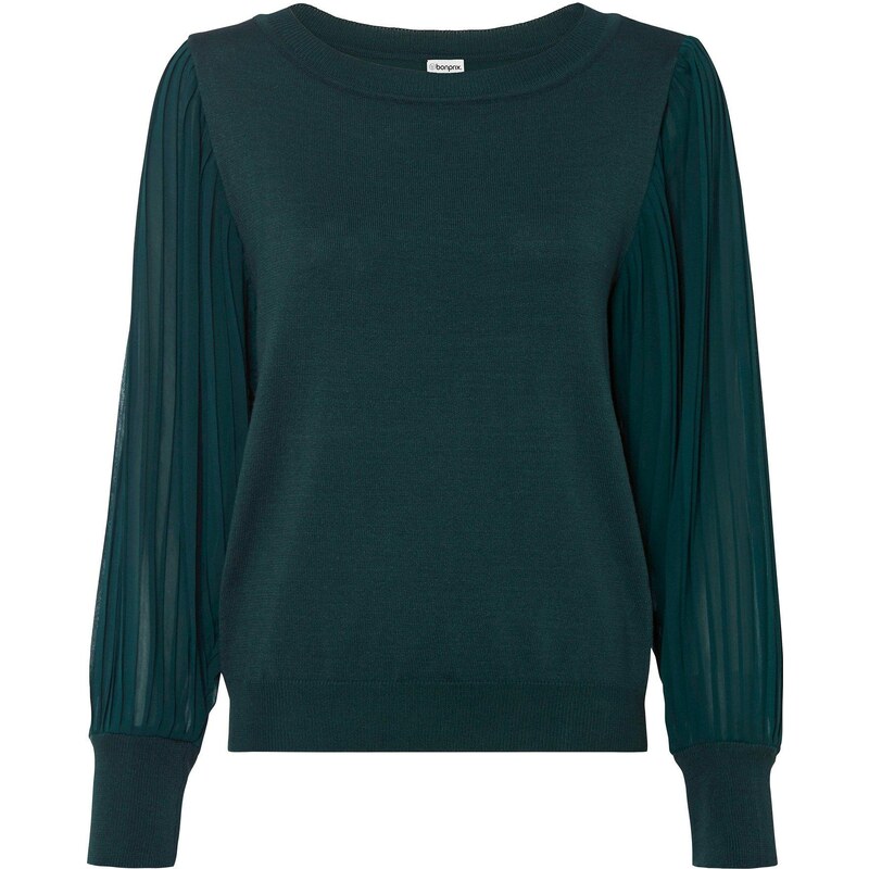 bonprix Jemne pletený pulóver z padavého viskózového mixu, farba 45719823