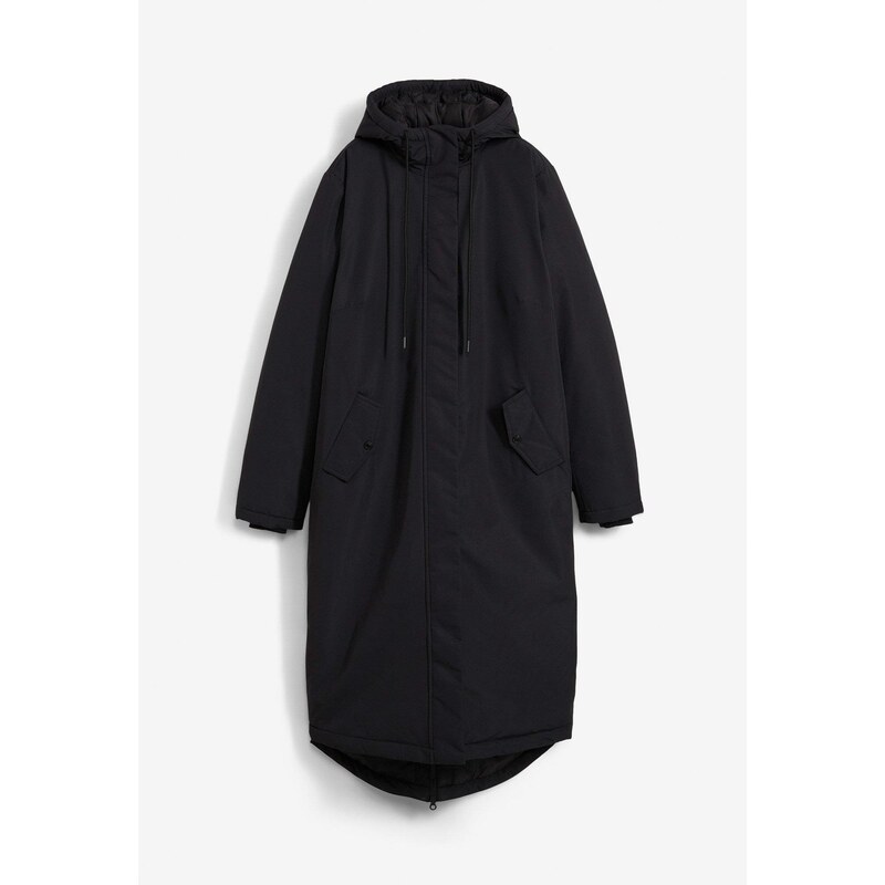bonprix Zimný kabát s prešívanou podšívkou, farba čierna 60614262