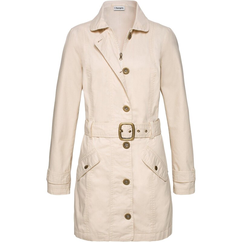bonprix Trenčkot kabát, farba béžová 44741210