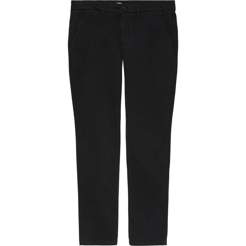 KnowledgeCotton Apparel Chino nohavice LUCA čierna 67399739