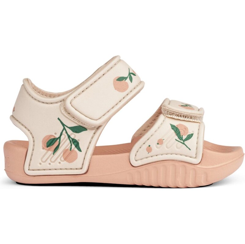 Liewood Sandále tmavozelená / broskyňová / pastelovo ružová 67399766