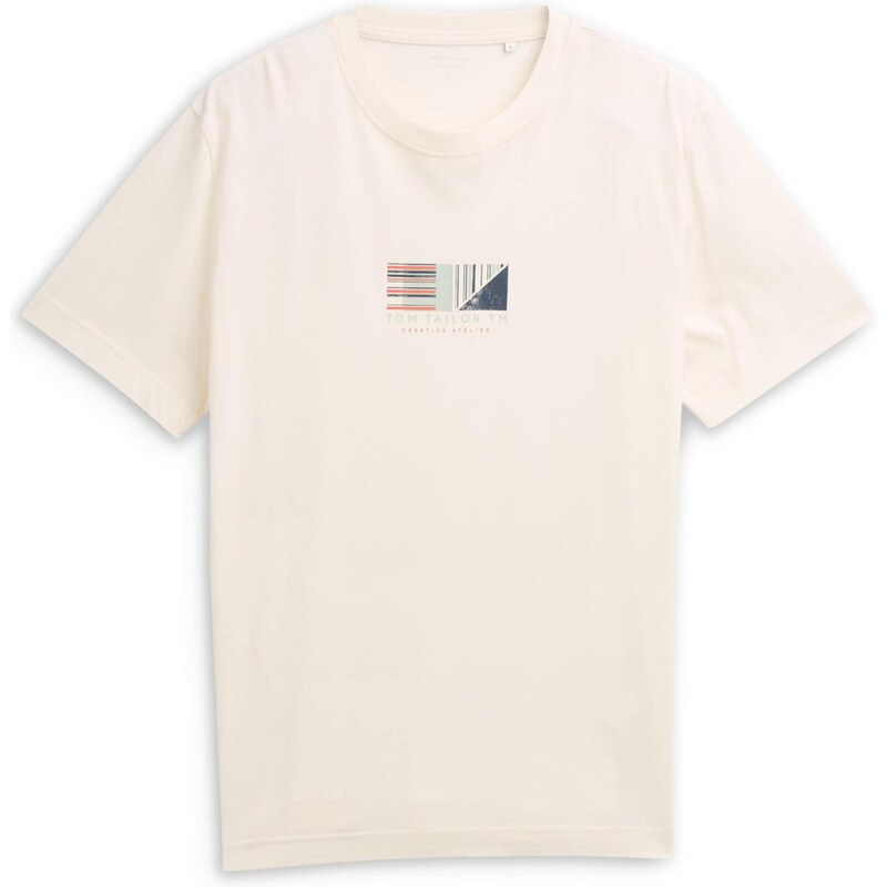 TOM TAILOR Tričko námornícka modrá / mätová / oranžová / biela ako 67399825