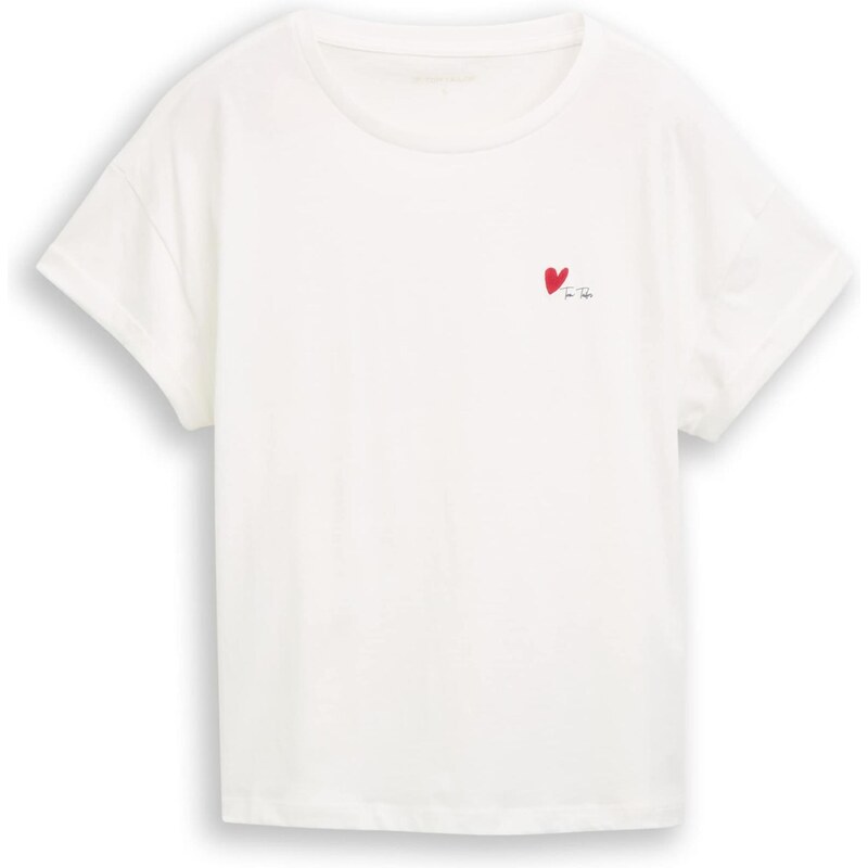 TOM TAILOR Tričko biela 67399822