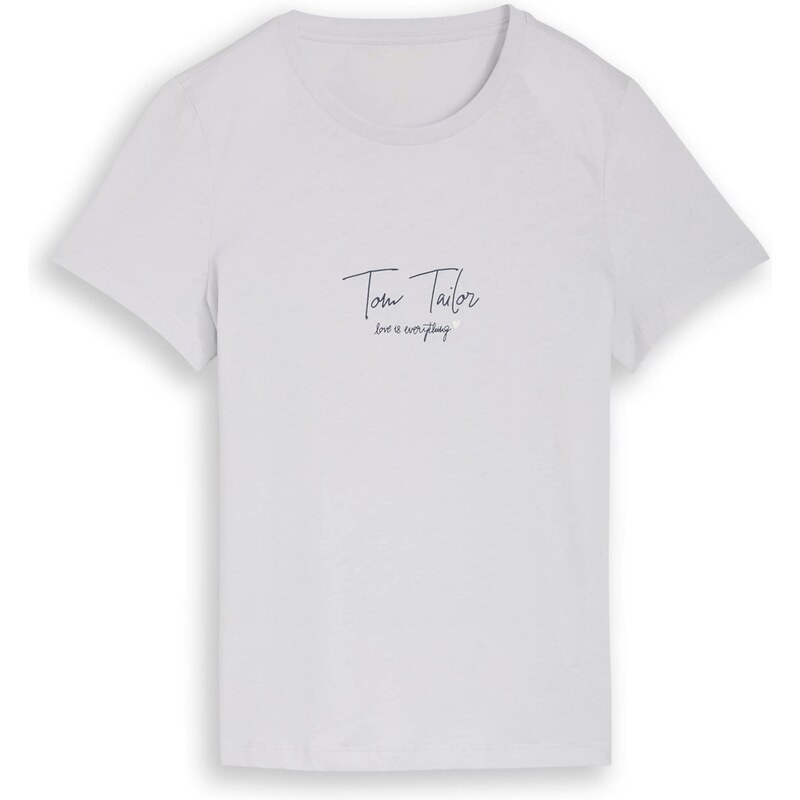 TOM TAILOR Tričko dymovo modrá / čierna 67399834