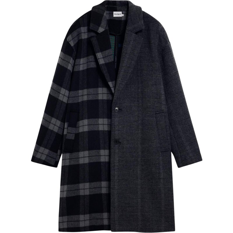 Desigual Prechodný kabát grafitová / dymovo šedá / čierna 67399871