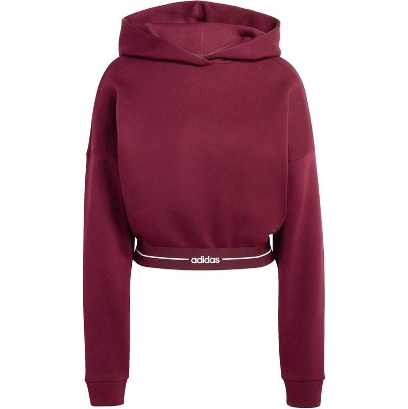 ADIDAS PERFORMANCE Športová mikina Hyperglam bordová / biela 67399876