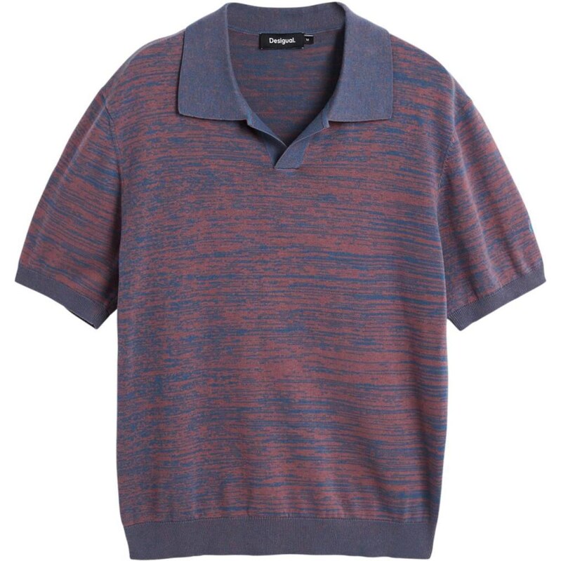 Desigual Sveter tmavomodrá / hnedá 67399877