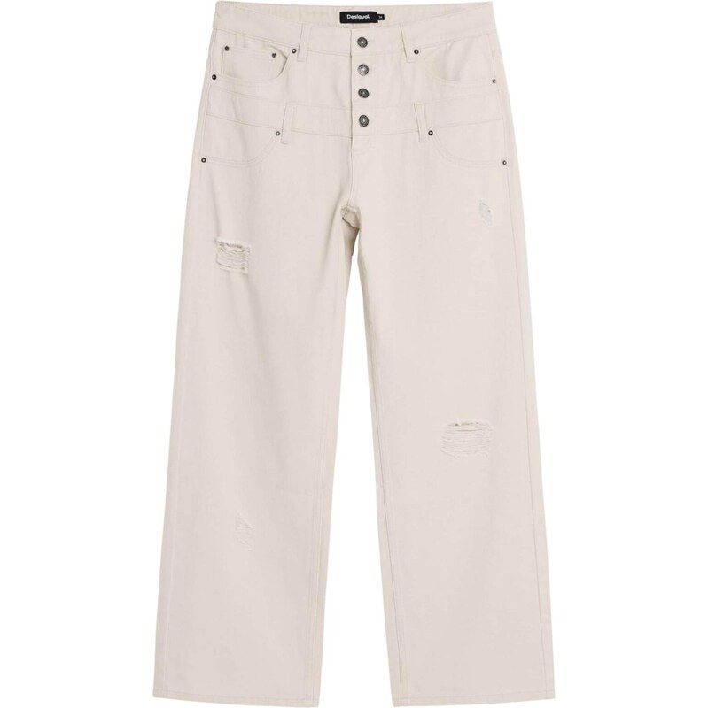 Desigual Džínsy biela ako vlna 67399882