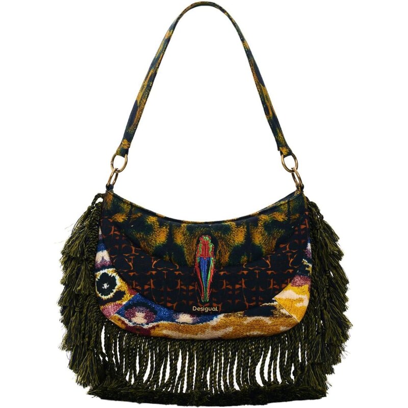 Desigual Kabelka na rameno modrá / koňaková / olivová 67399926