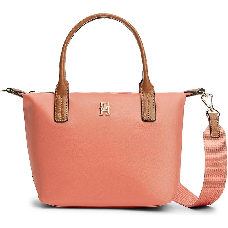 TOMMY HILFIGER Kabelka Popette karamelová / koralová 67399954