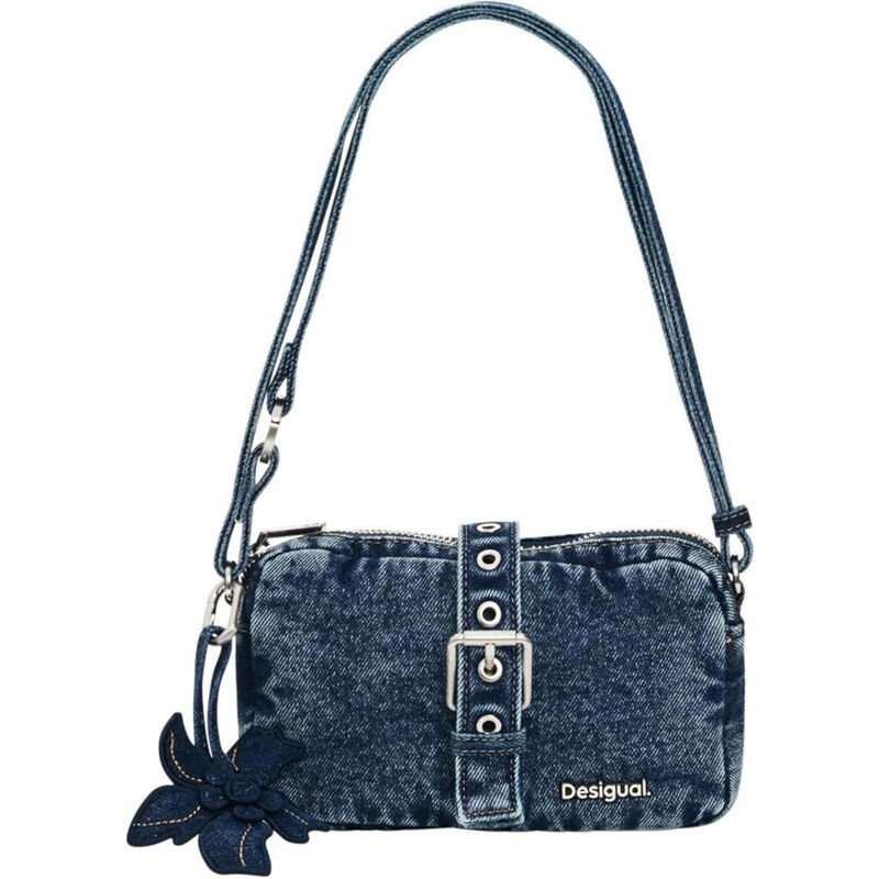 Desigual Taška cez rameno modrá denim 67399965