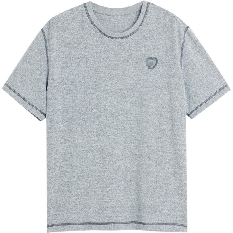 Desigual Tričko sivá melírovaná 67399961