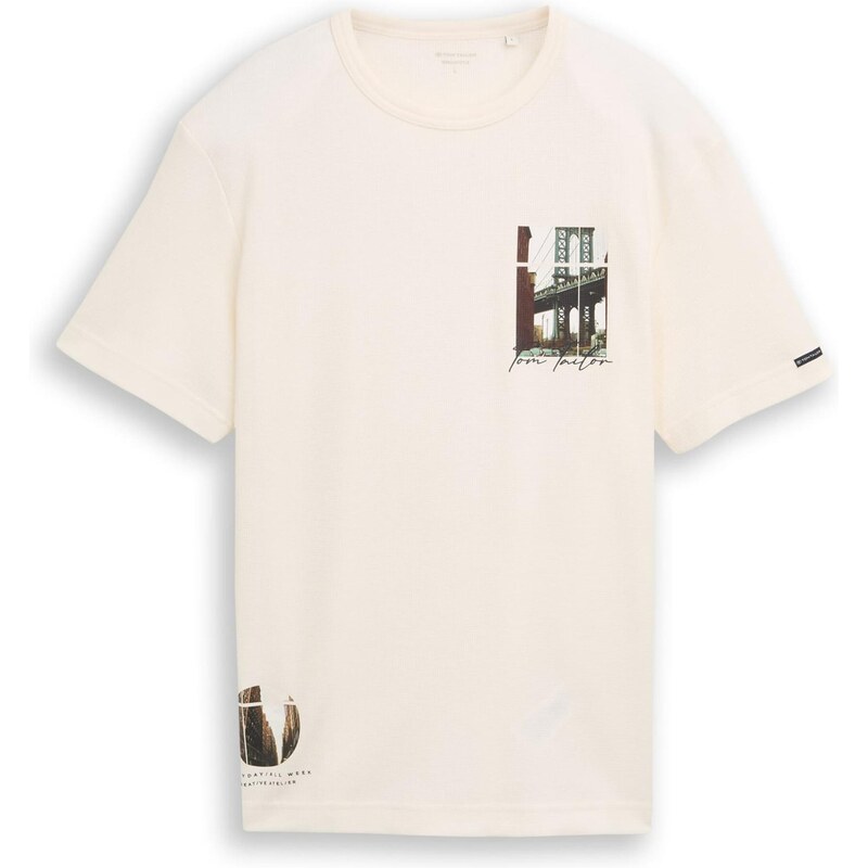 TOM TAILOR Tričko svetlobéžová 67400010