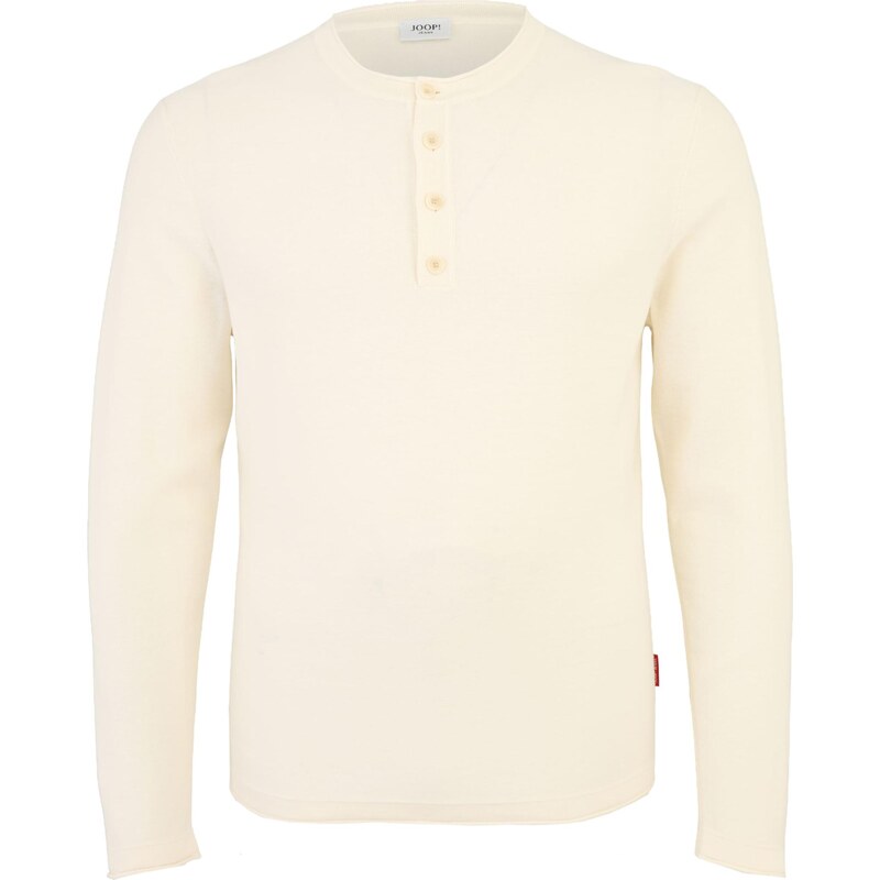 JOOP! Jeans Sveter Peko šedobiela 67400025