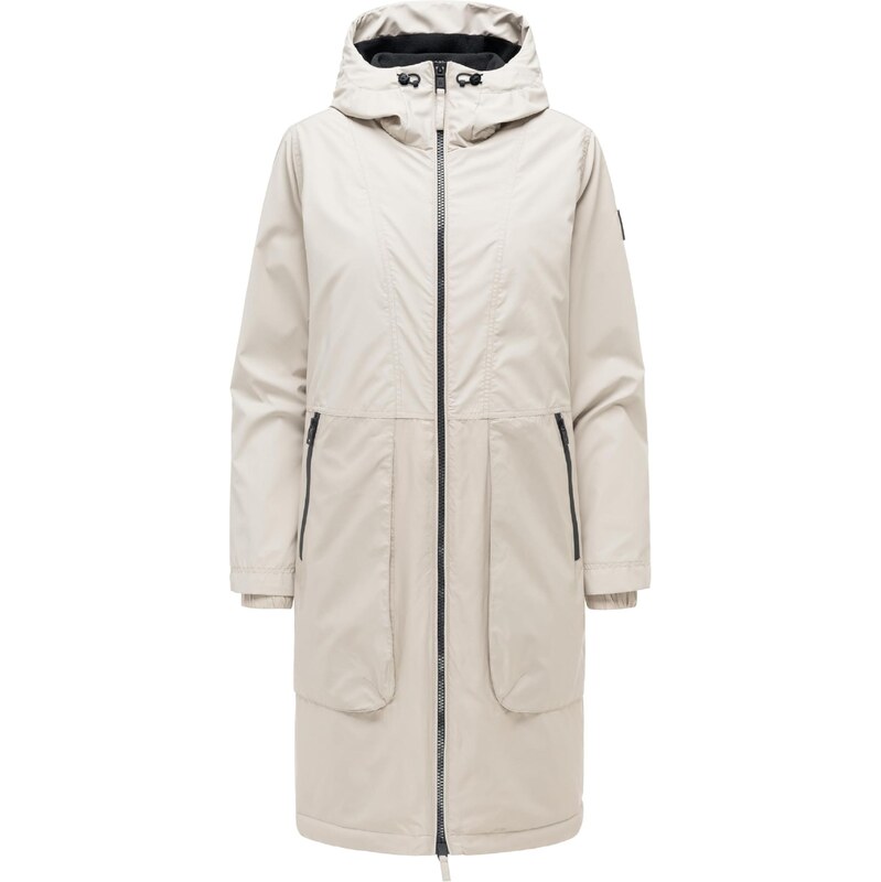 NAVAHOO Prechodný kabát Edelumhang 14 sivobéžová 67415196