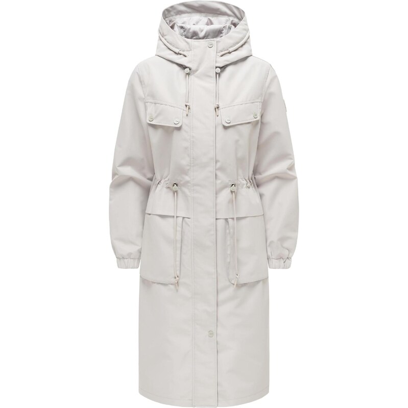 NAVAHOO Prechodný kabát Kirschwind 14 svetlosivá 67415219