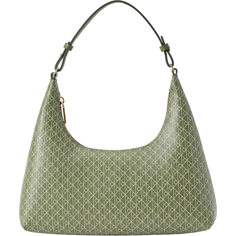 Calvin Klein Taška cez rameno krémová / olivová 67400069