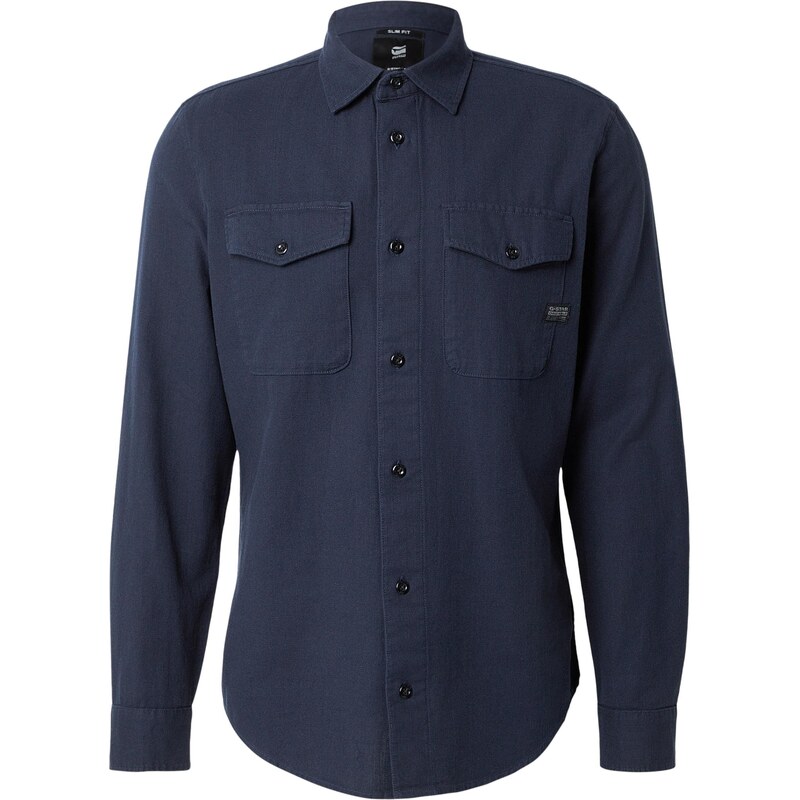 G-STAR Košeľa Marine Slim Shirt námornícka modrá 51066584