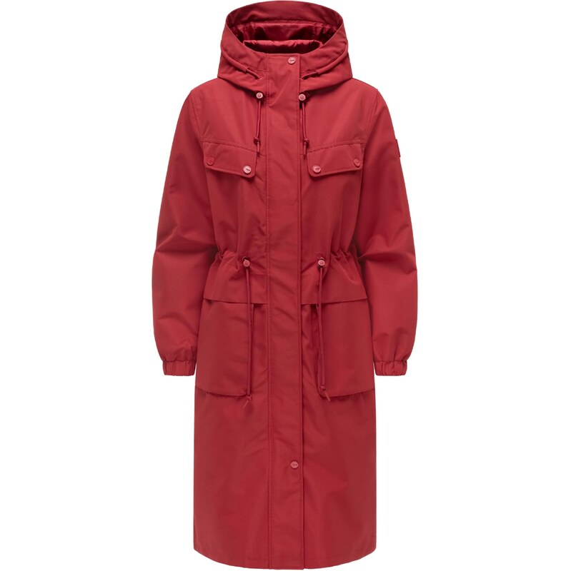 NAVAHOO Prechodný kabát Kirschwind 14 krvavo červená 67415232