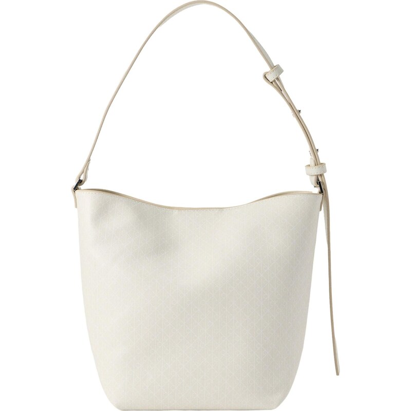 Calvin Klein Kabelka na rameno kapučíno / biela 67400087