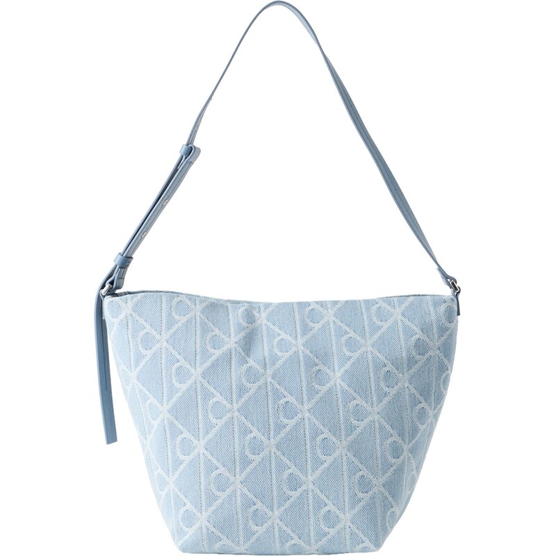 Calvin Klein Kabelka na rameno nebesky modrá / biela 67400084