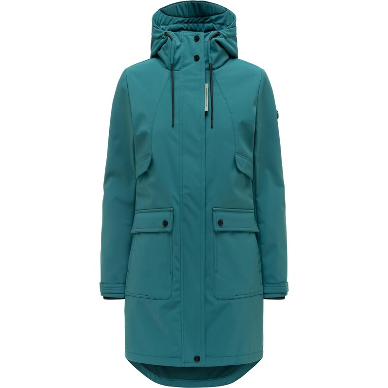 NAVAHOO Funkčný kabát Morgennebel 14 petrolejová 67415247