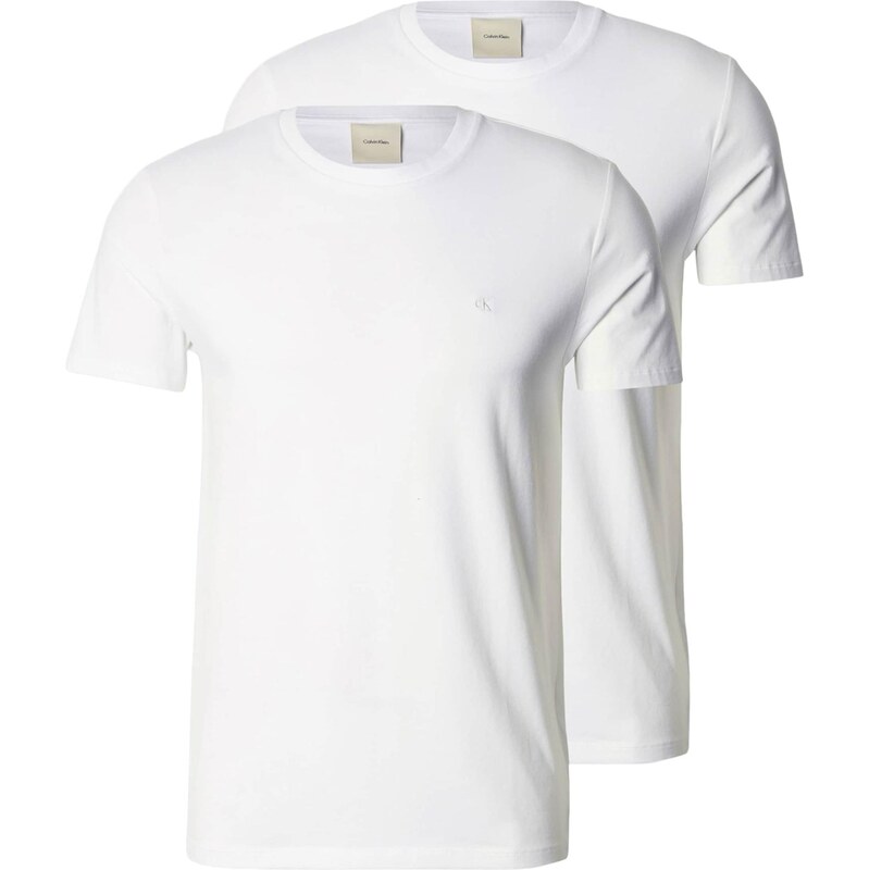 Calvin Klein Tričko šedobiela 67400097