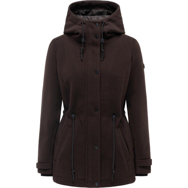 NAVAHOO Prechodný kabát Lächelstern 14 čokoládová 67415266