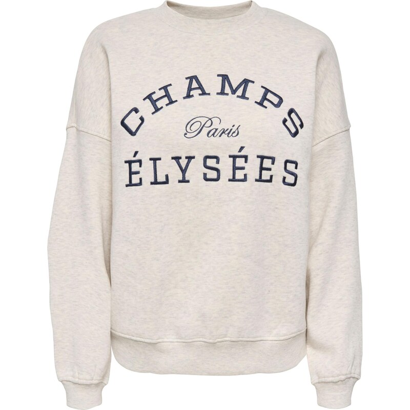 JDY Mikina JDYMESA béžová melírovaná / tmavomodrá 67400118