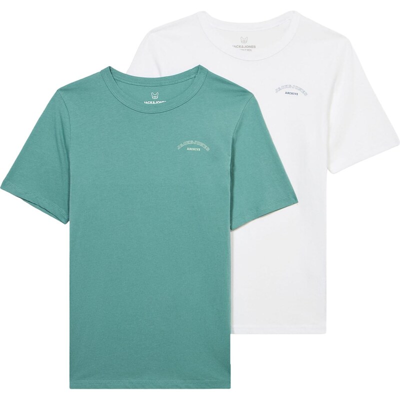 Jack & Jones Junior Tričko JJCOLLEGE námornícka modrá / smaragdová / 67400124