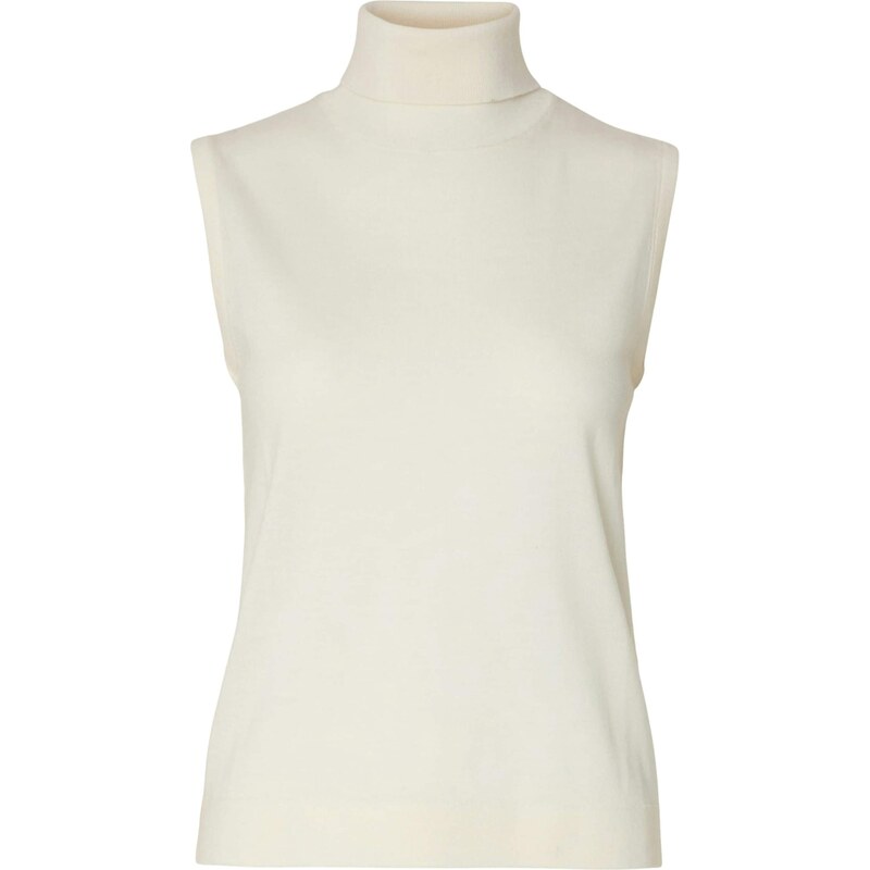 SELECTED Vyšívaný top SLFTHEA nebielená 67400162